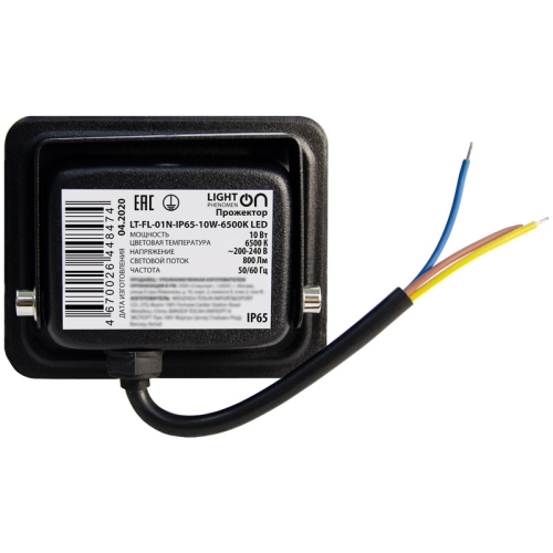 Прожектор  LT-FL-01N-IP65- 10W-6500K LED фото 9